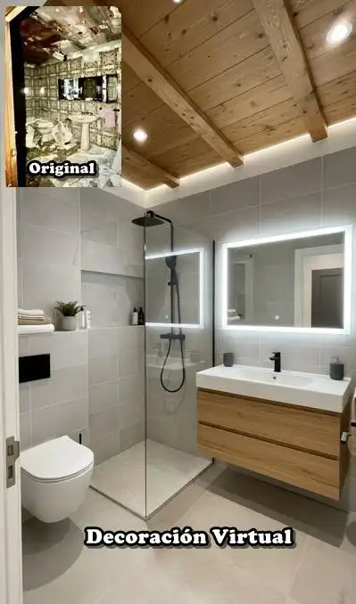 Badezimmer von Country house zum Verkauf in Otero