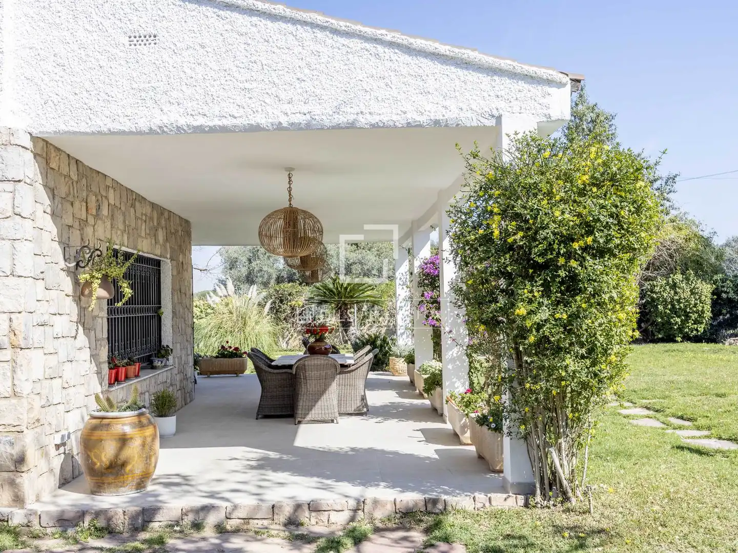 Terraza de Casa o chalet en venta en Godella con Aire acondicionado, Jardín privado y Terraza