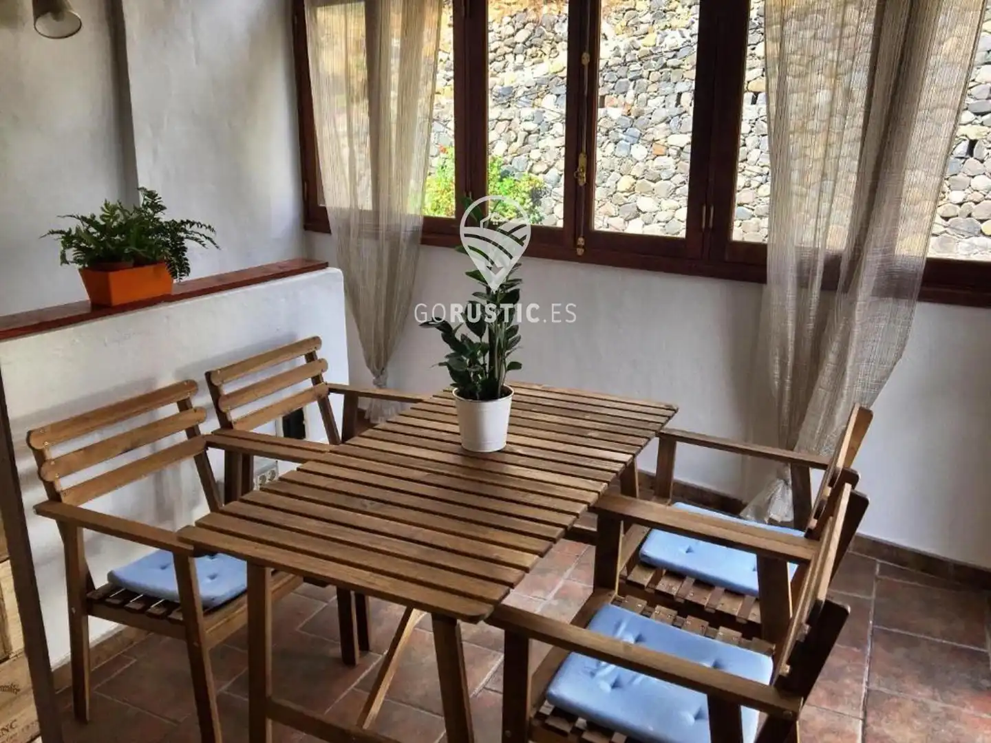 Terrace of Detached homes for sale in Hermigua  with Furnished