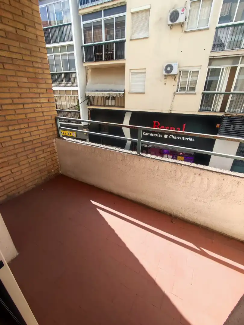 Balcony of Flat for sale in Plasencia  with Heating, Terrace and Furnished