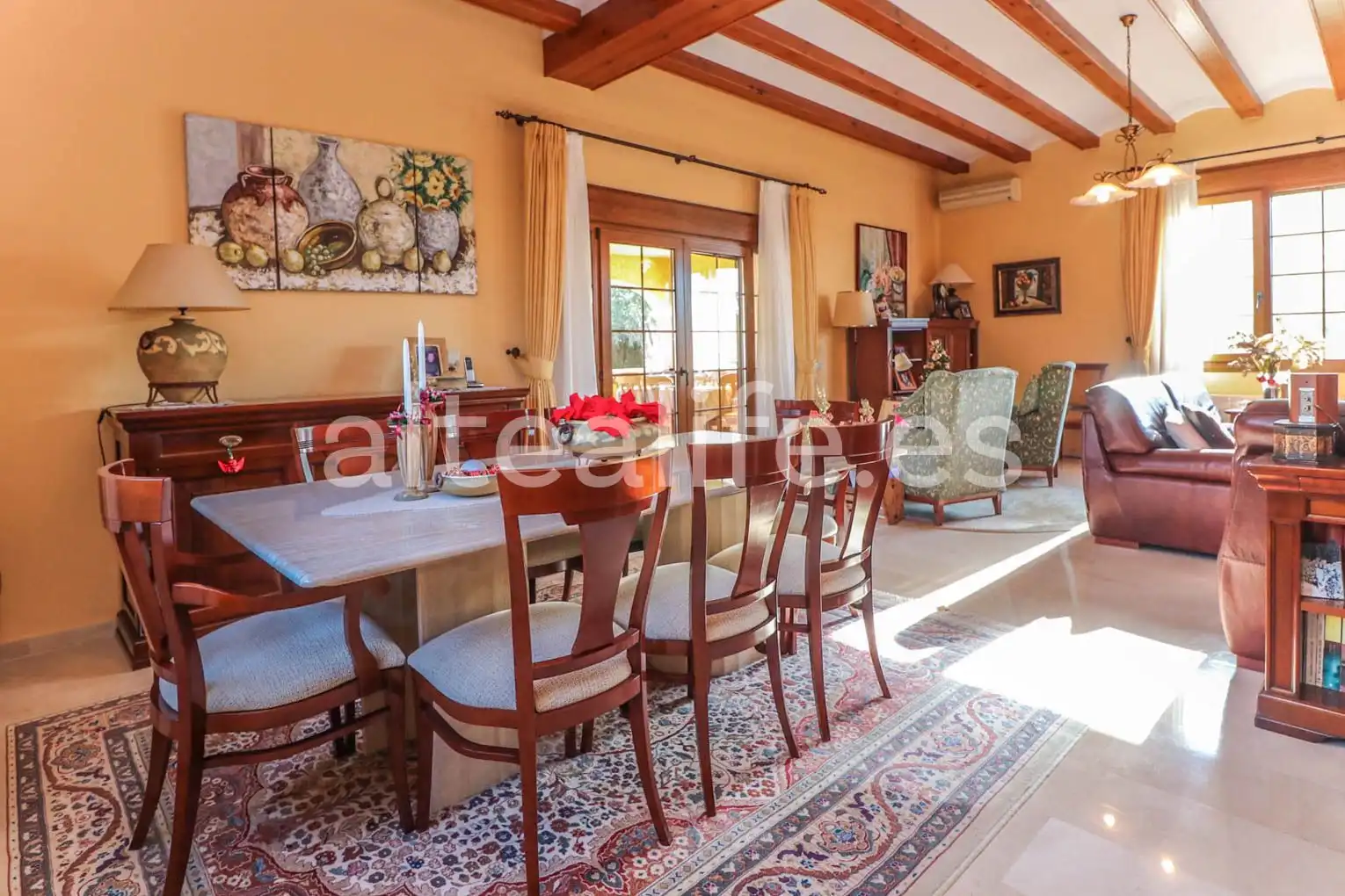 Comedor de Casa o chalet en venta en La Nucia con Aire acondicionado, Calefacción y Jardín privado