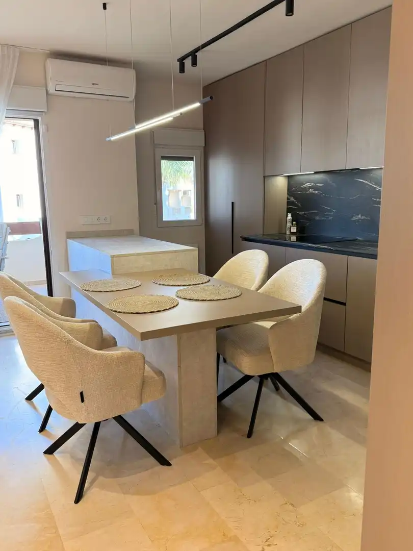 Menjador de Apartament en venda en Orihuela amb Aire condicionat, Jardí privat i Terrassa