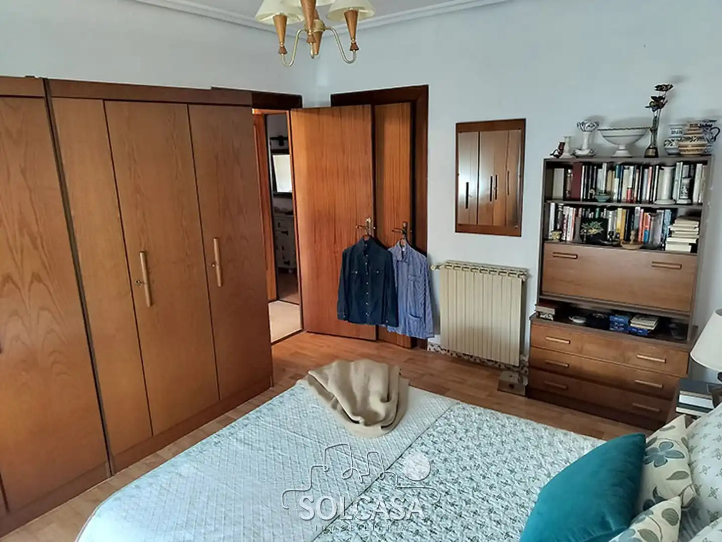Schlafzimmer von Wohnung zum Verkauf in Valladolid mit Heizung, Möbliert und Balkon