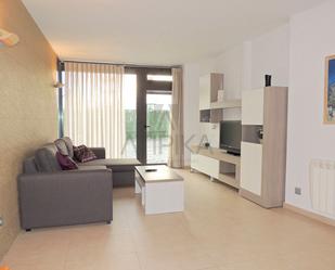 Living room of Flat to rent in Castelldefels  with Air Conditioner, Terrace and Furnished