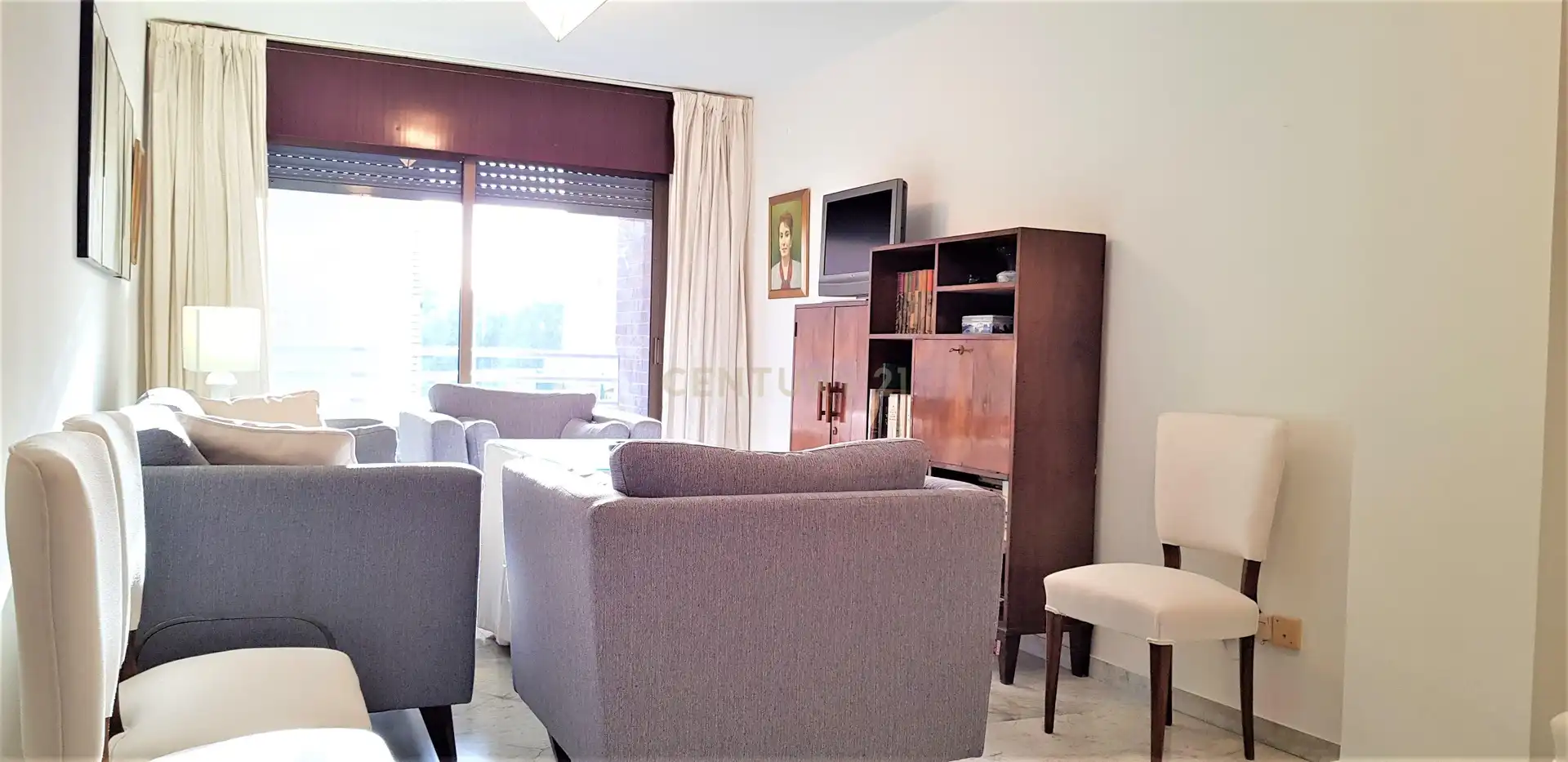 Sala d'estar de Apartament de lloguer en Málaga amb Aire condicionat