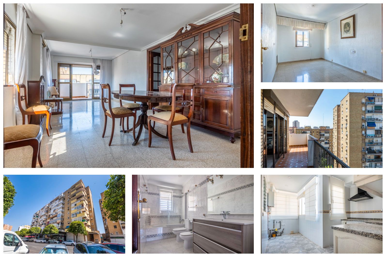 Vista exterior de Piso en venta en  Sevilla Capital con Aire acondicionado y Terraza