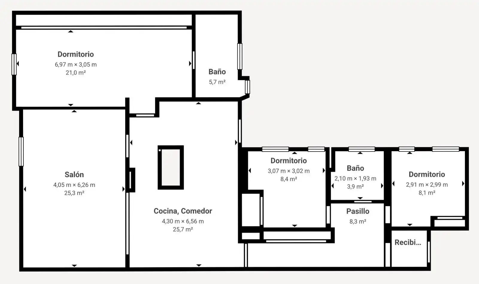 Flat for sale in Granada  with Air Conditioner, Heating and Terrace