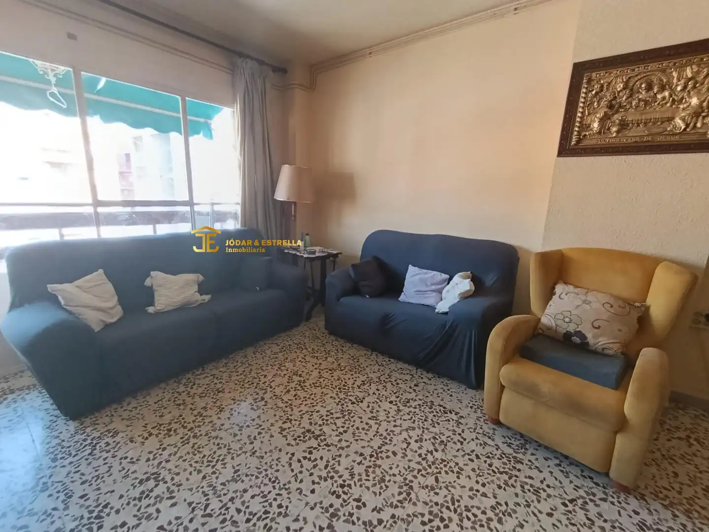 Sala d'estar de Pis en venda en Lorca amb Aire condicionat, Terrassa i Balcó