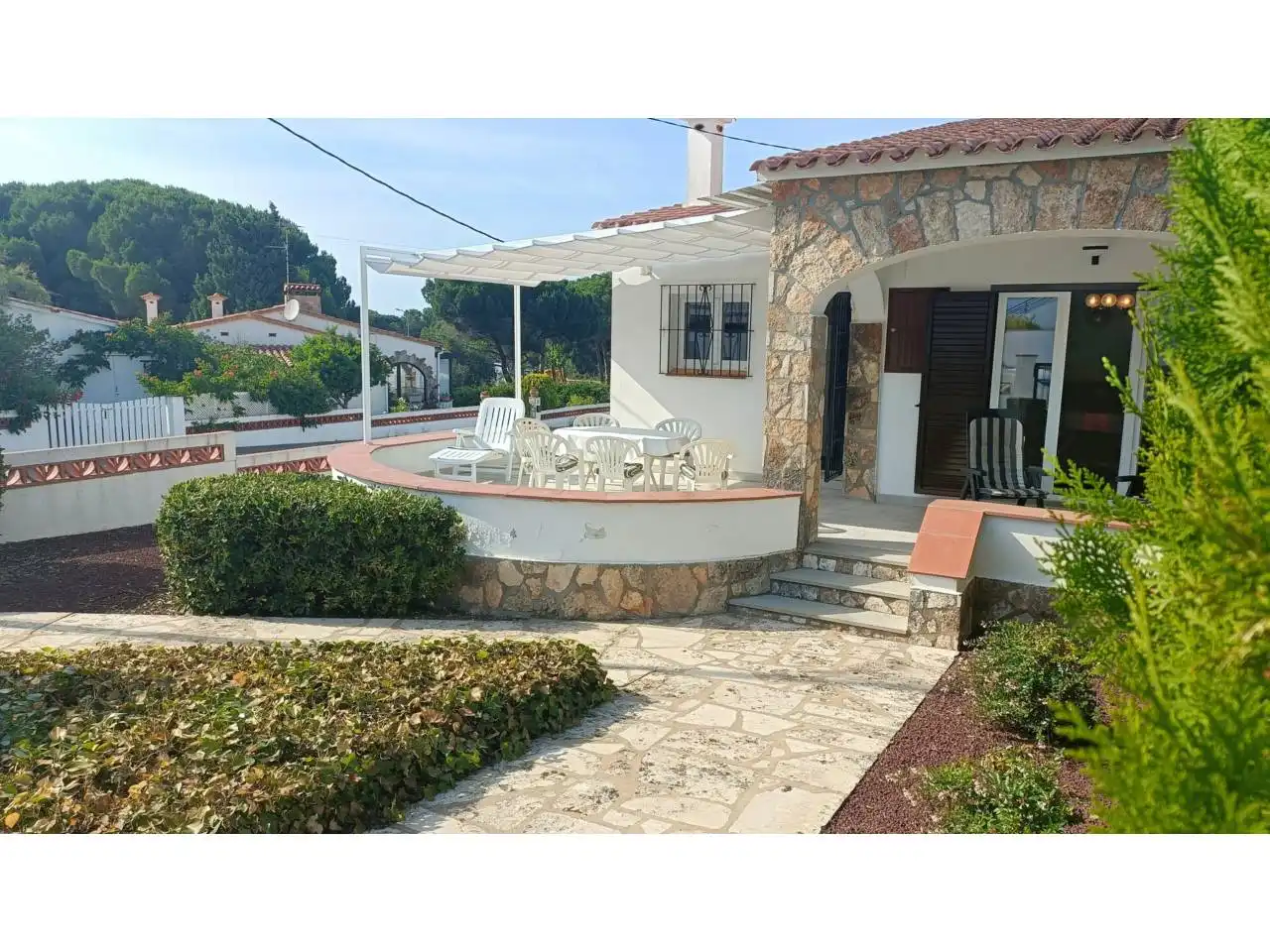 Terrassa de Casa o xalet en venda en L'Escala amb Aire condicionat, Jardí privat i Terrassa