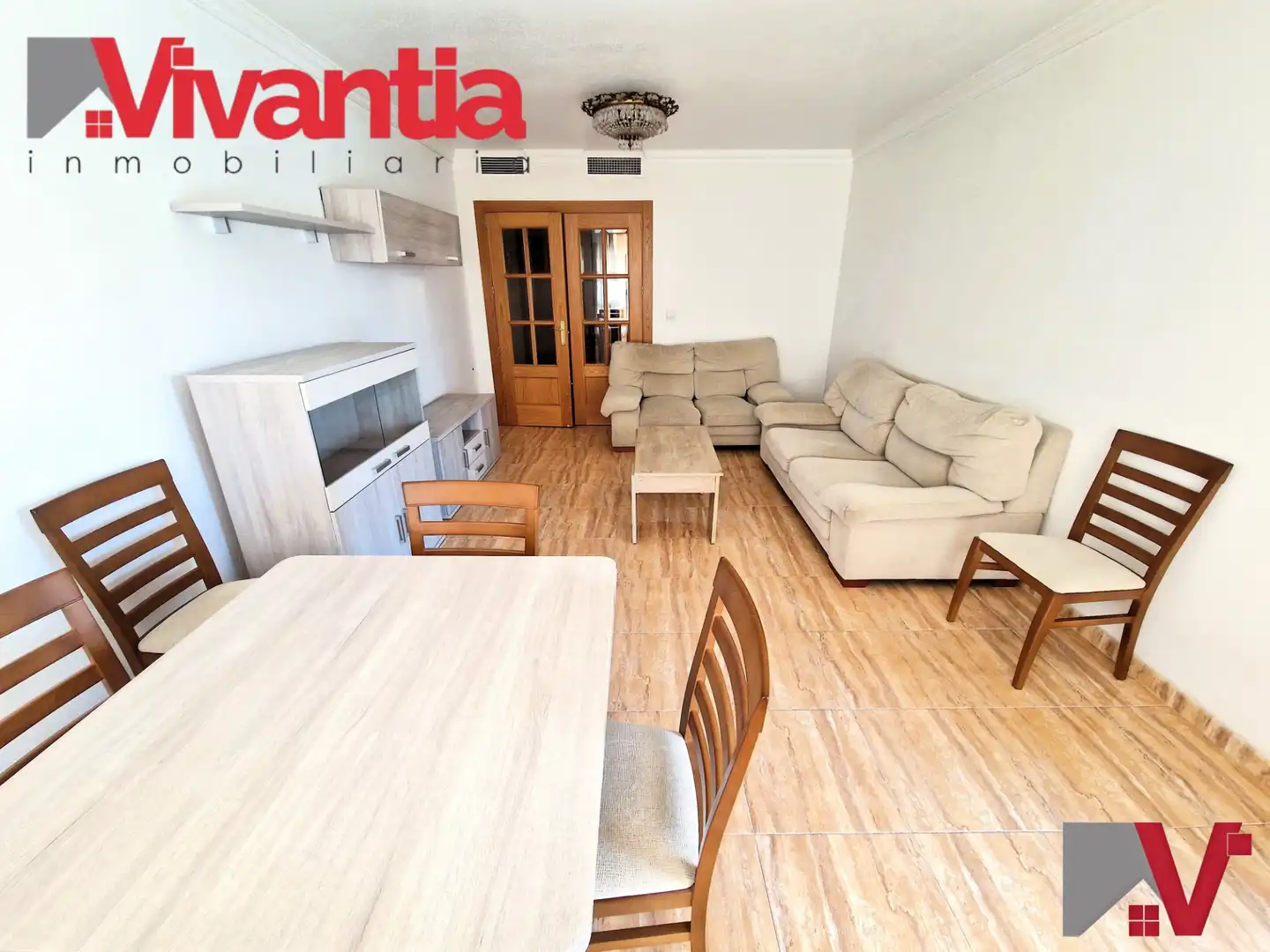 Living room of Flat for sale in Lorca  with Air Conditioner, Heating and Terrace