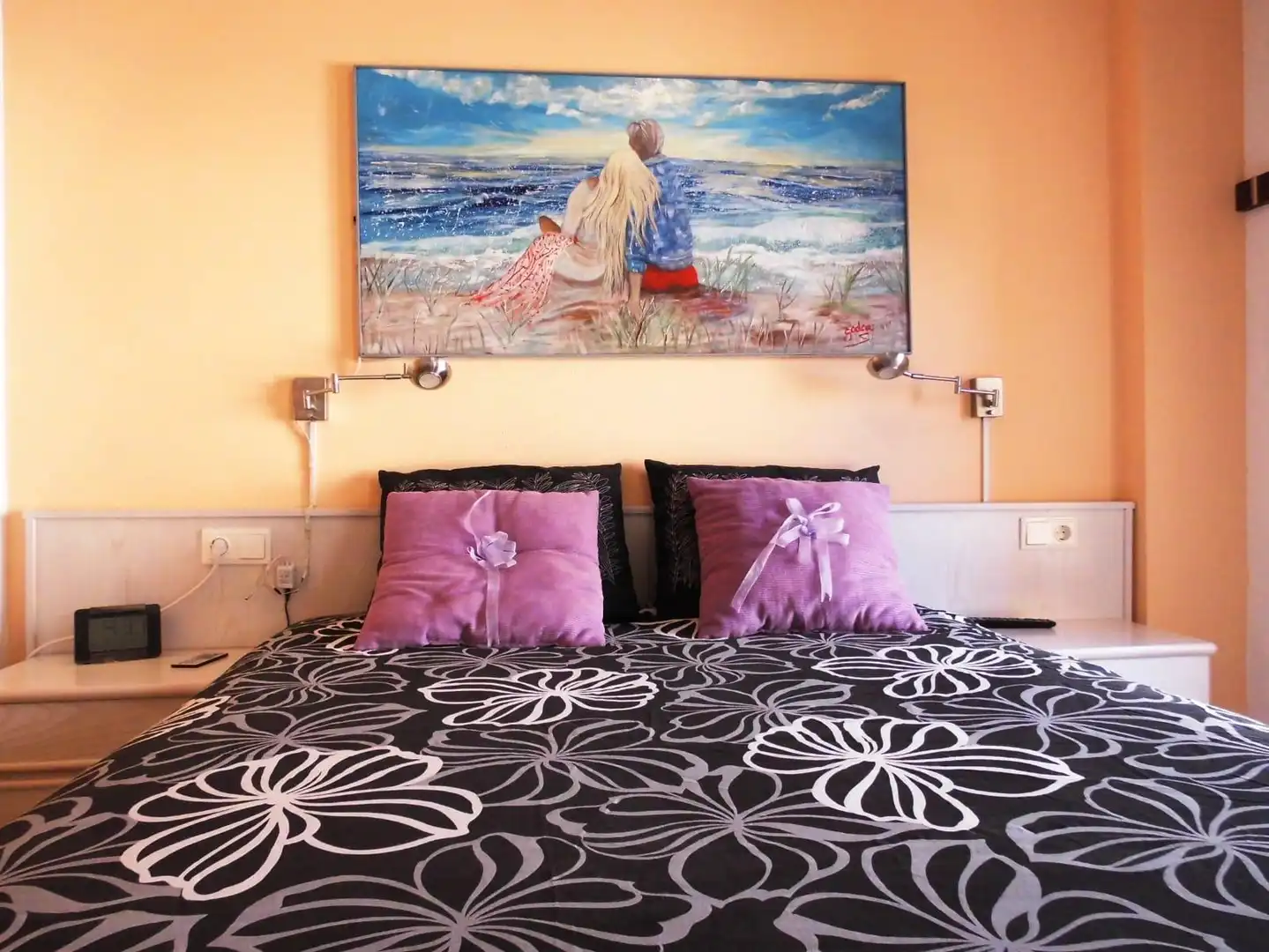 Bedroom of Flat for rent in El Campello  with Air Conditioner, Furnished and Community pool