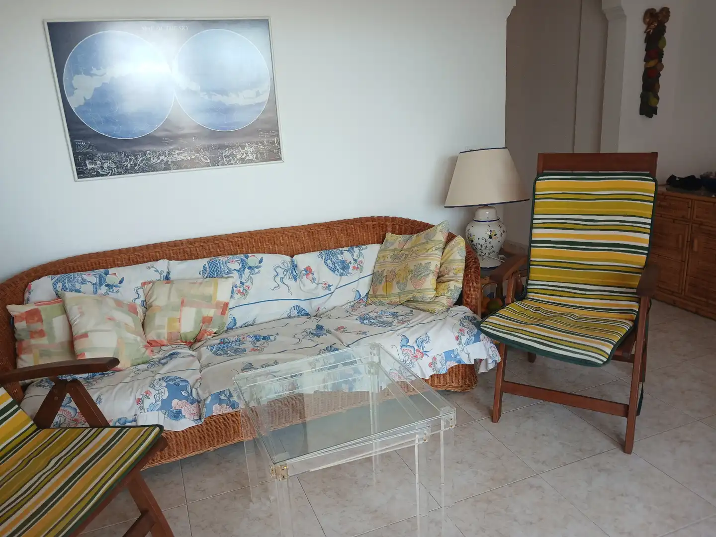Wohnzimmer von Wohnungen zum Verkauf in Moncofa mit Heizung, Terrasse und Möbliert