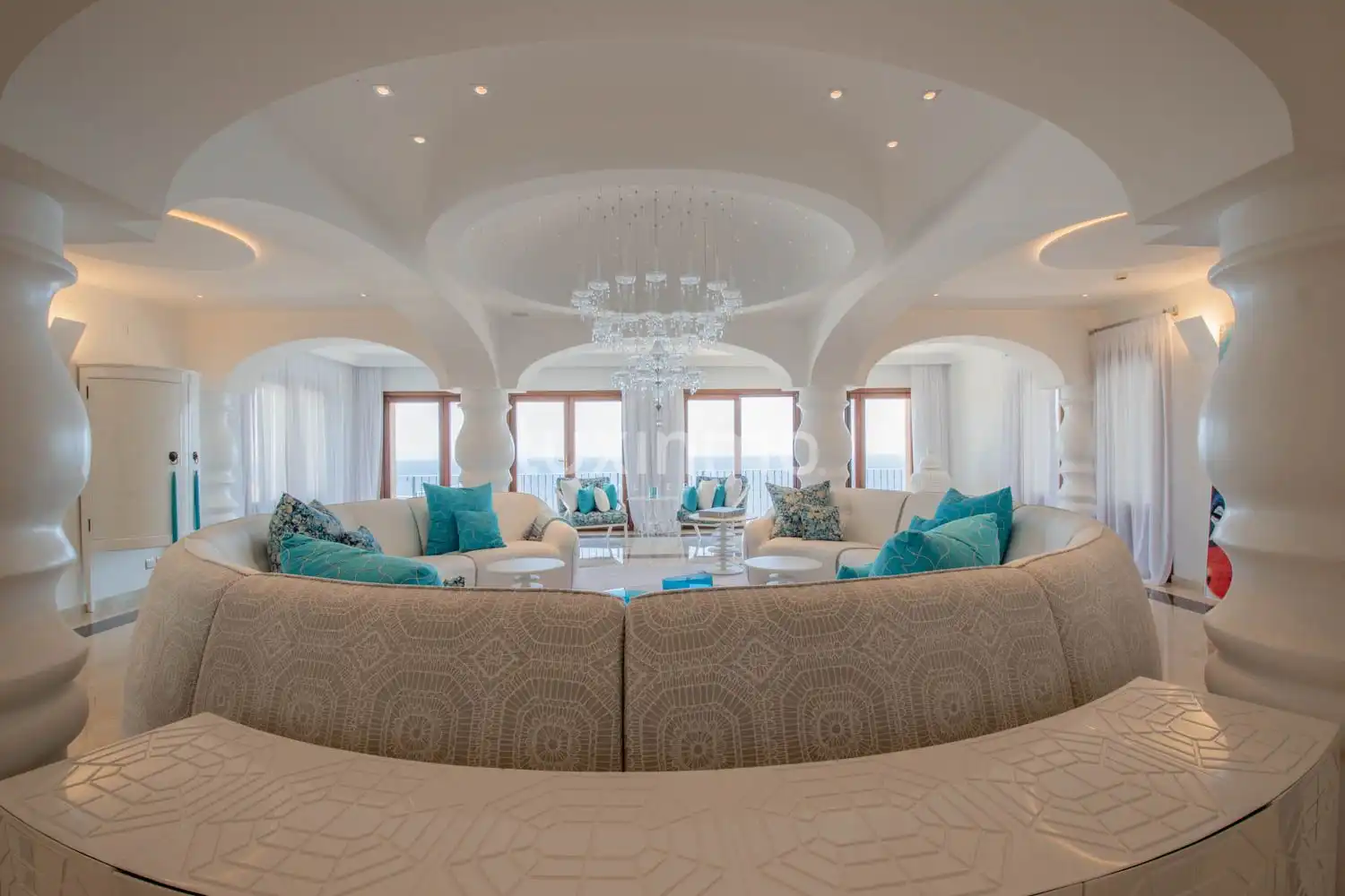 Sala d'estar de Casa o xalet en venda en Jávea / Xàbia amb Aire condicionat, Jardí privat i Terrassa