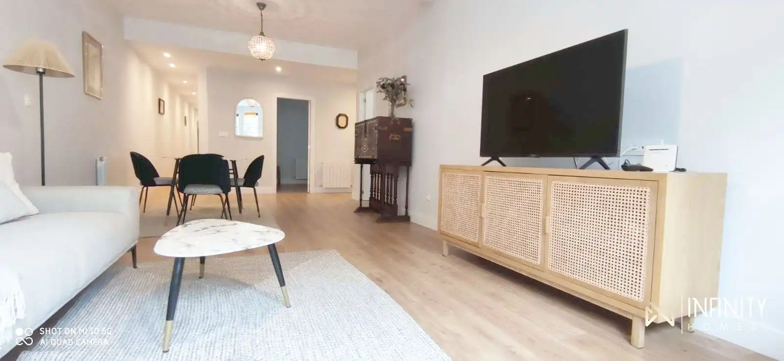Wohnzimmer von Wohnung zur Miete in Bilbao  mit Heizung