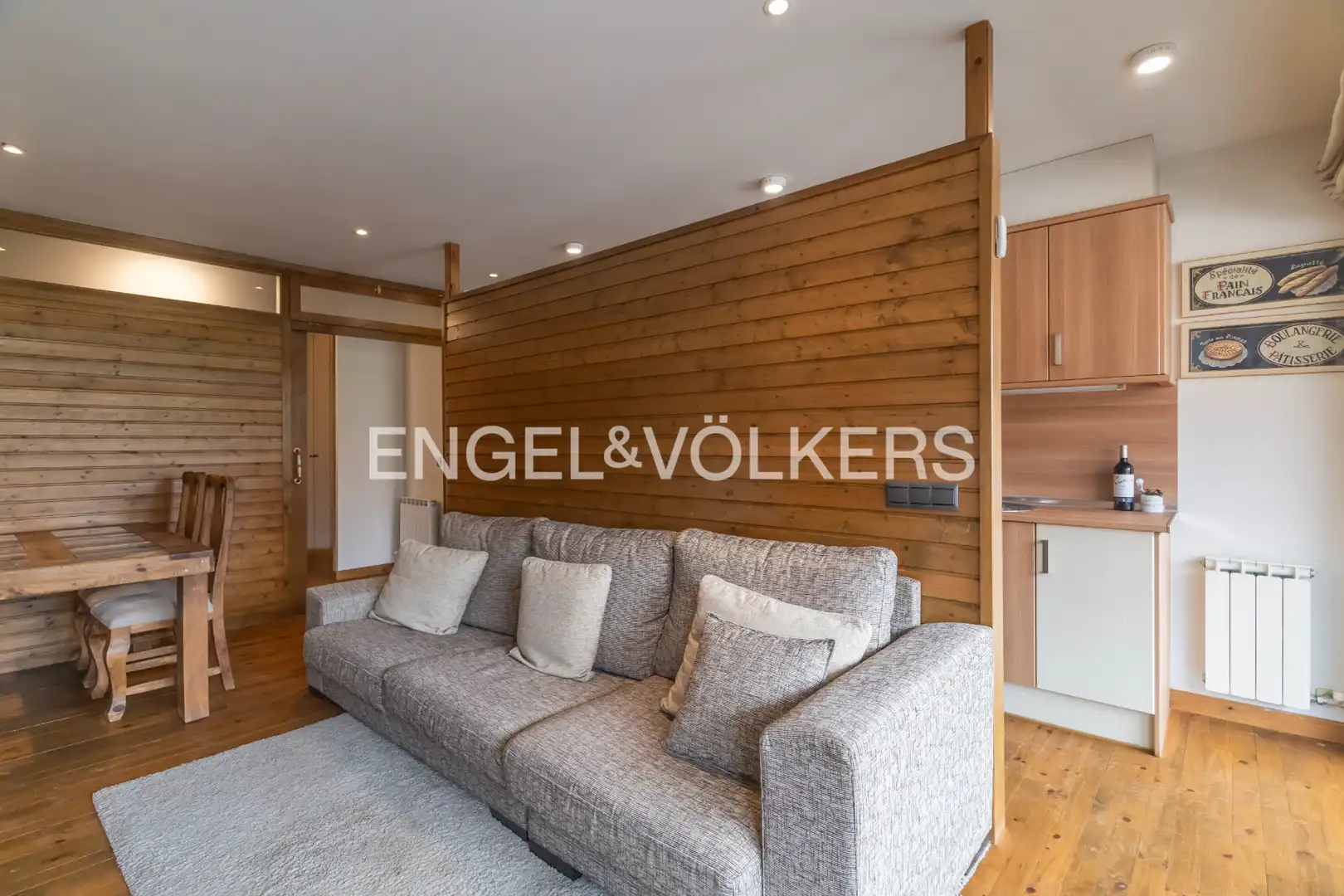 Sala de estar de Apartamento en venta en Llívia con Calefacción, Parquet y Terraza