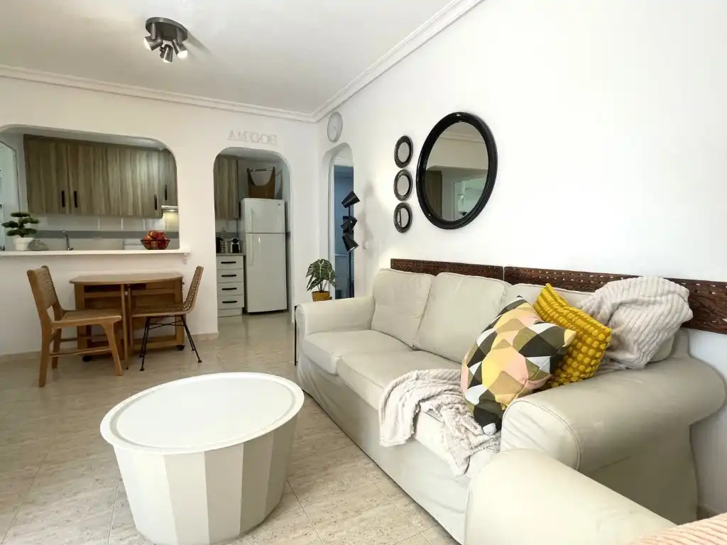Sala de estar de Apartamento en venta en Vera con Aire acondicionado, Terraza y Amueblado
