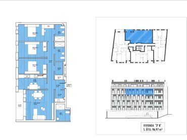 New build Flat with balcony for sale in Rúa Montirón
