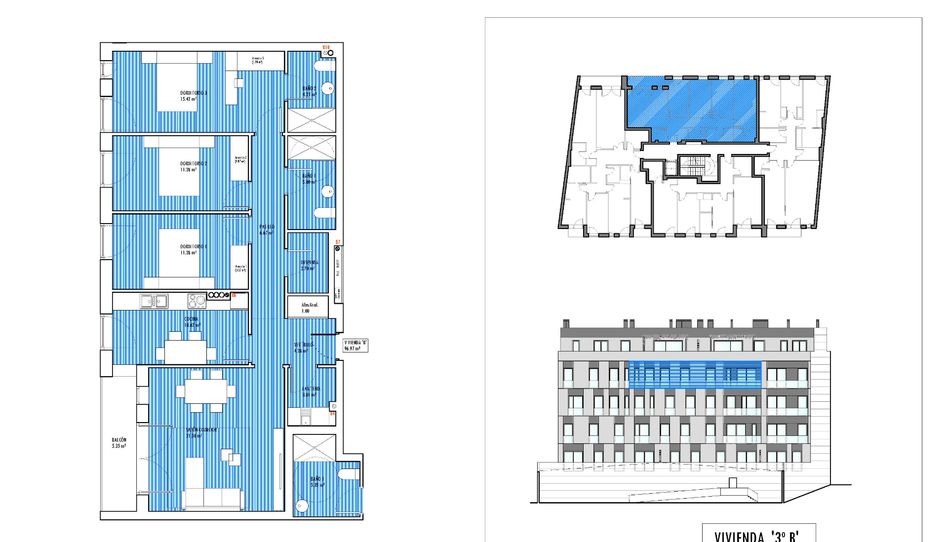 Foto 1 de Piso en venta en Rúa Montirón, San Roque - As Fontiñas, Lugo