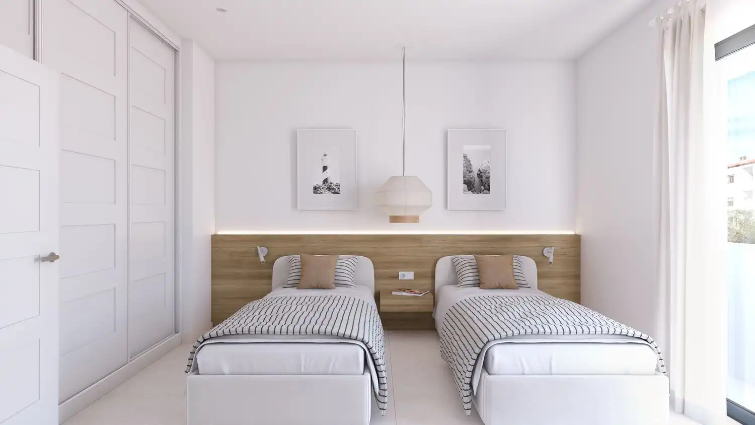 Bedroom of Flat for sale in Vera  with Air Conditioner, Terrace and Storage room