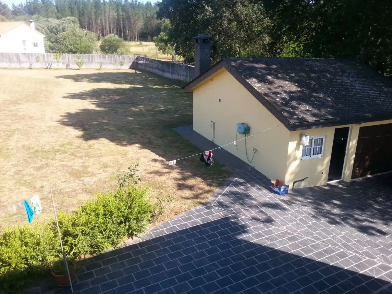 Jardín de Casa o chalet en venta en Santiago de Compostela  con Calefacción, Parquet y Trastero