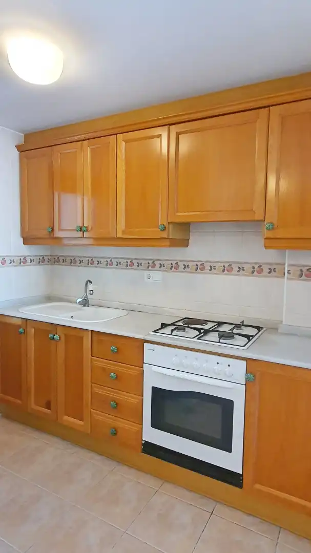 Cocina de Apartamento de alquiler en Xeraco con Terraza, Amueblado y Horno