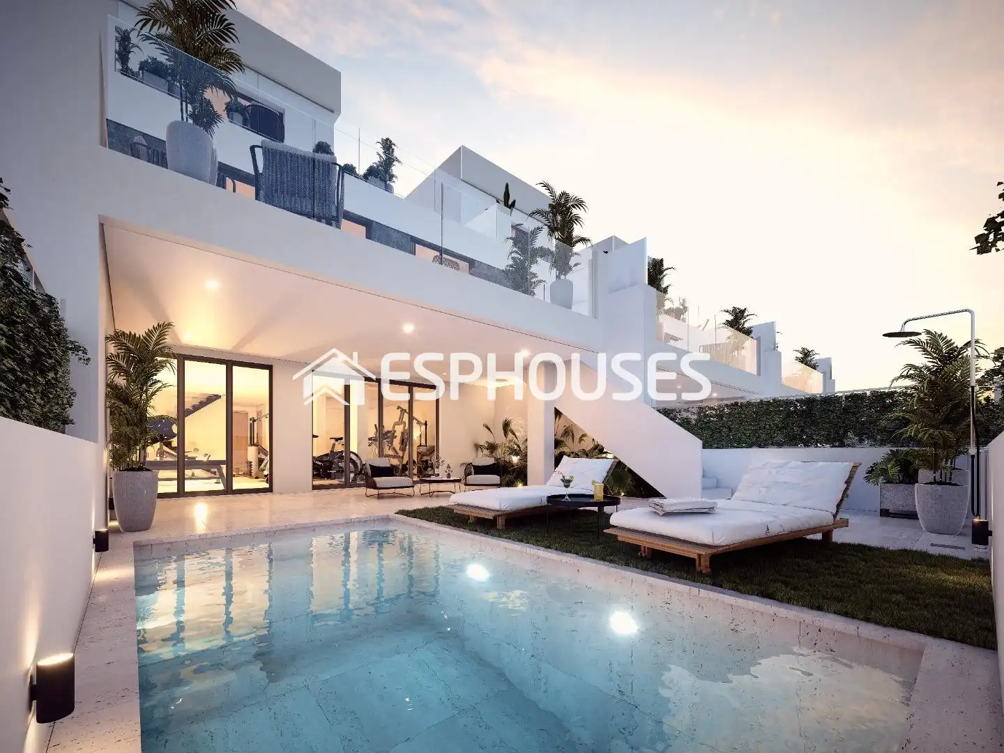 Casa a schiera con terrazza in vendita a Las Lomas de Rame - Bahía Bella