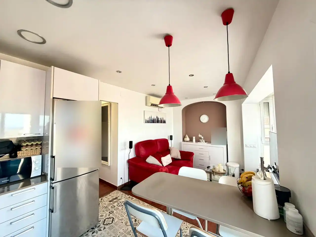 Sala de estar de Piso en venta en Mataró con Aire acondicionado