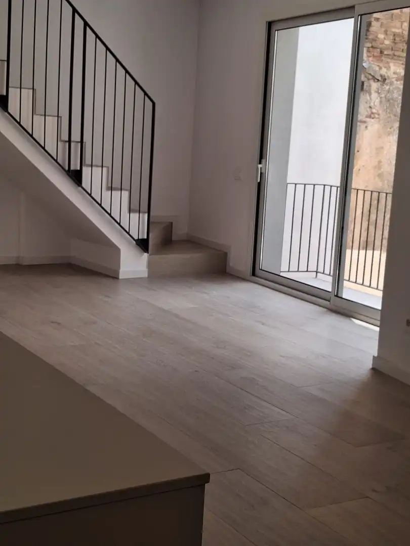 Wohnzimmer von Maisonette zur Miete in Terrassa mit Klimaanlage, Heizung und Terrasse
