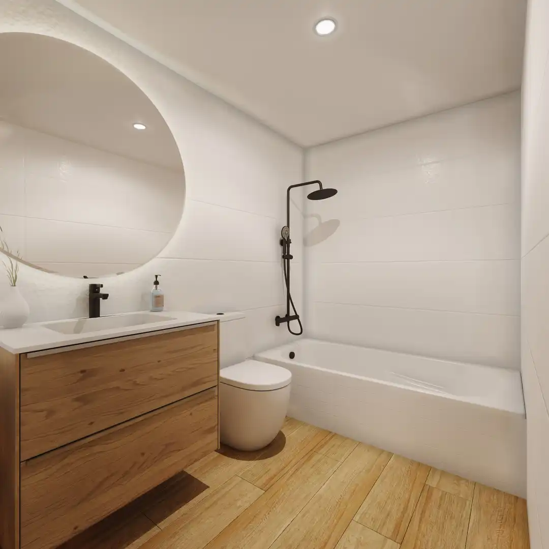 Bathroom of Flat for sale in Granollers  with Air Conditioner, Terrace and Balcony