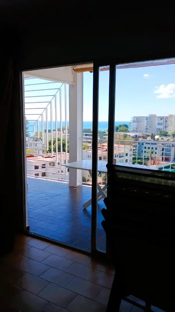 Terraza de Apartamento de alquiler en Benicasim / Benicàssim con Terraza, Amueblado y Lavadora