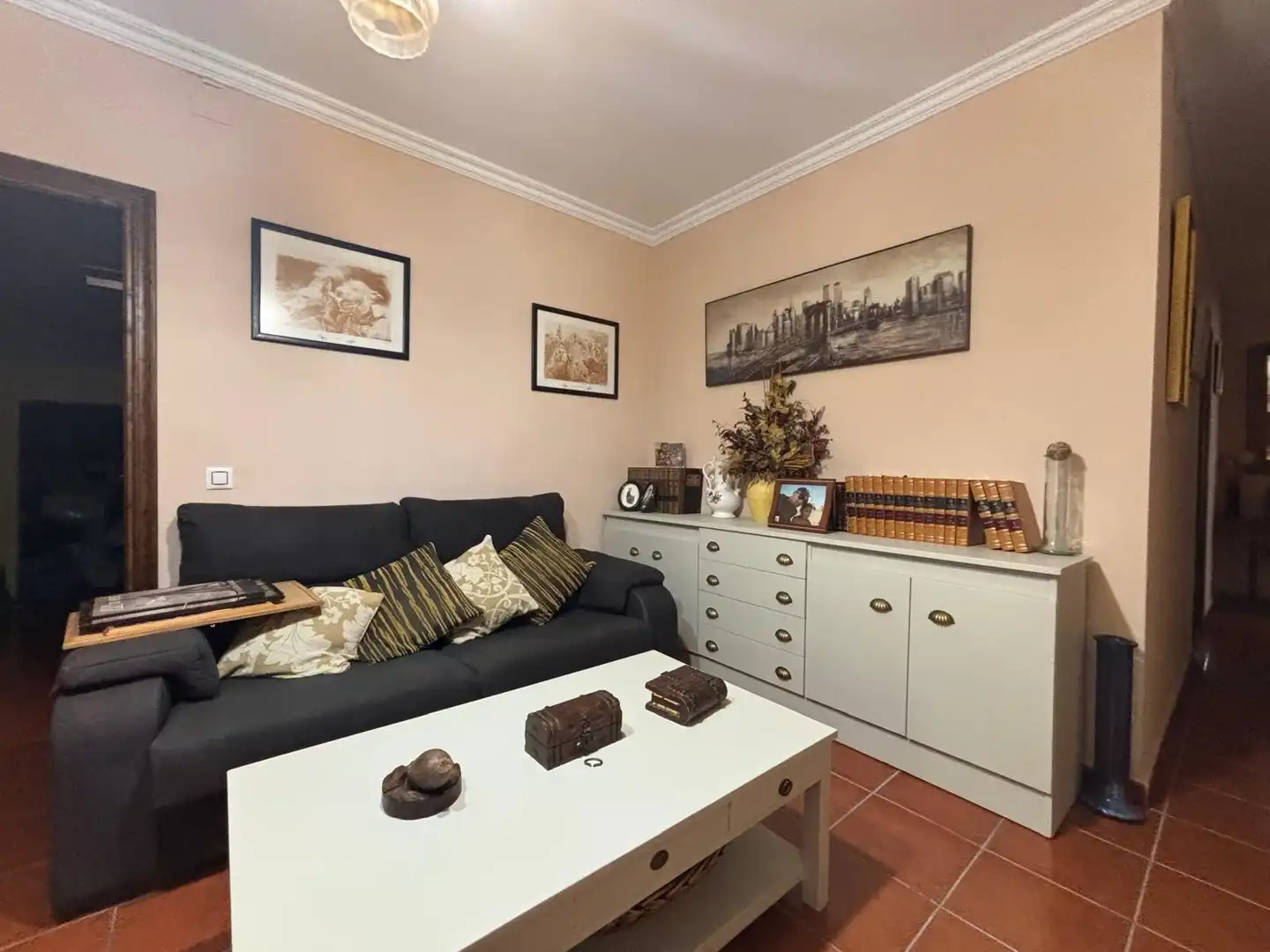Living room of Houses for sale in Cáceres  with Air Conditioner, Heating and Private garden