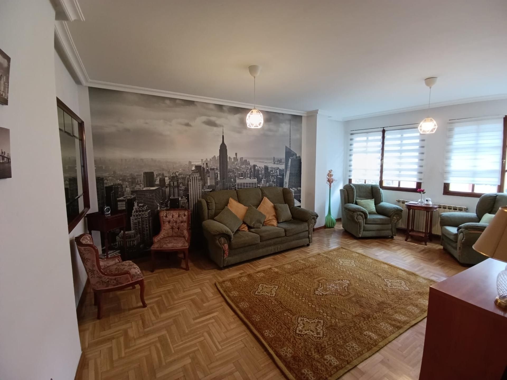 Sala d'estar de Pis de lloguer en Langreo amb Calefacció, Terrassa i Traster