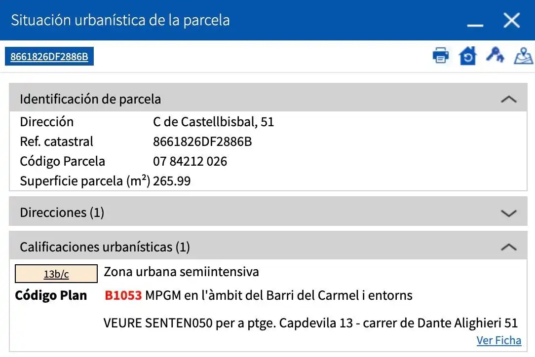 Parking de Casa o chalet en venta en Barcelona con Jardín privado, Terraza y Trastero
