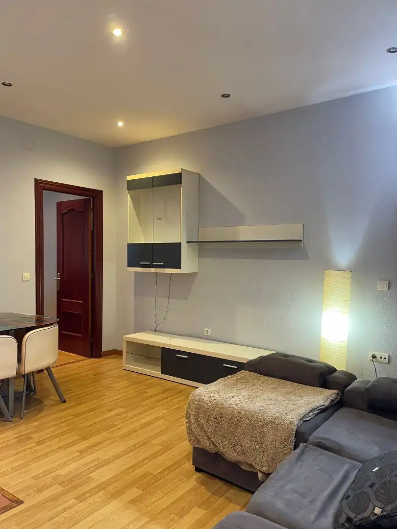 Living room of Flat for sale in Gijón   with Storage room and Furnished