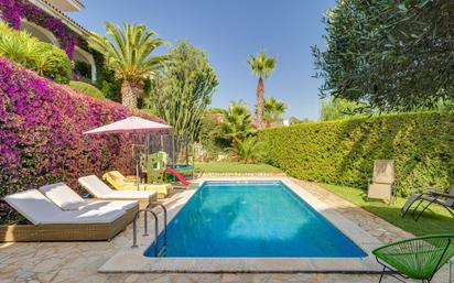 Swimming pool of House or chalet for sale in Sant Pol de Mar  with Air Conditioner, Heating and Private garden