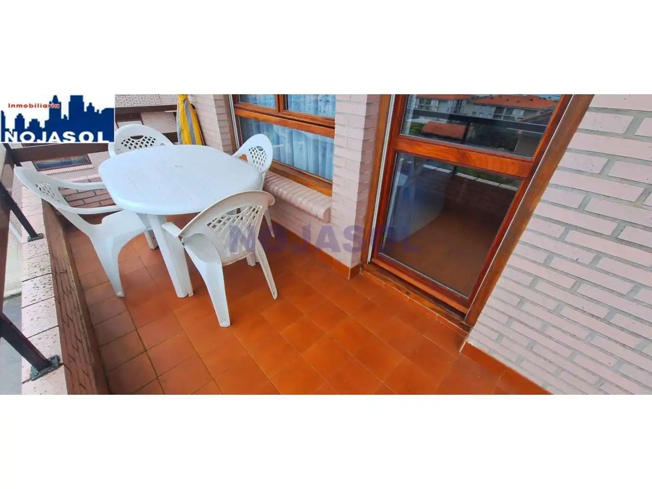 Terrassa de Apartament de lloguer en Noja amb Calefacció, Terrassa i Moblat