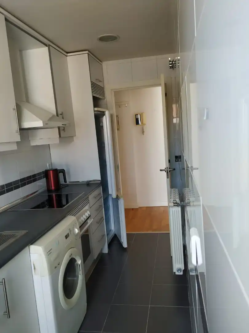 Kitchen of Flat for sale in Madrid  with Air Conditioner, Heating and Storage room
