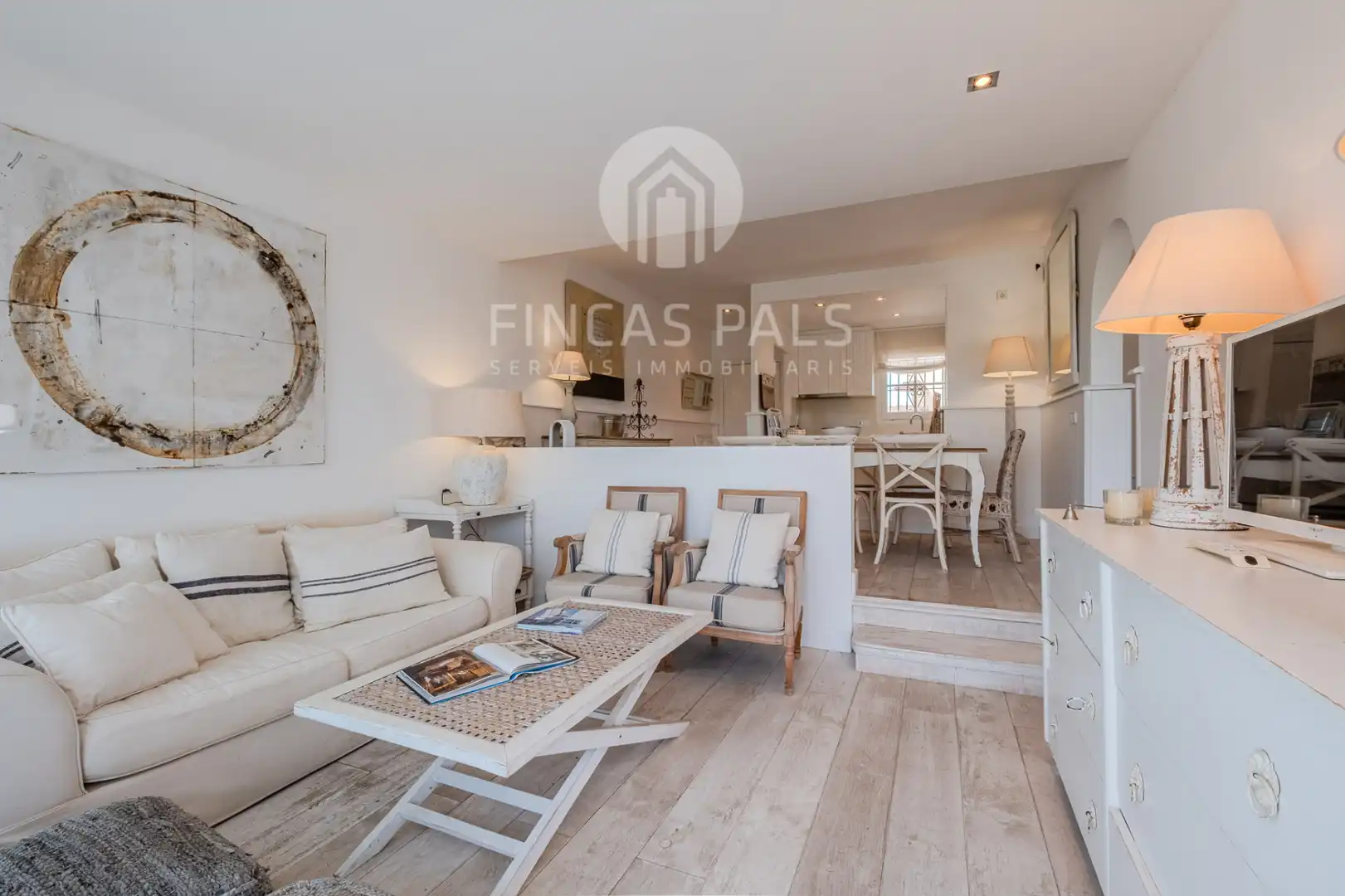 Sala d'estar de Àtic en venda en Pals amb Calefacció, Parquet i Terrassa