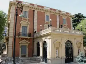 Exterior view of Apartments for rent in Madrid  with Air Conditioner, Heating and Private garden