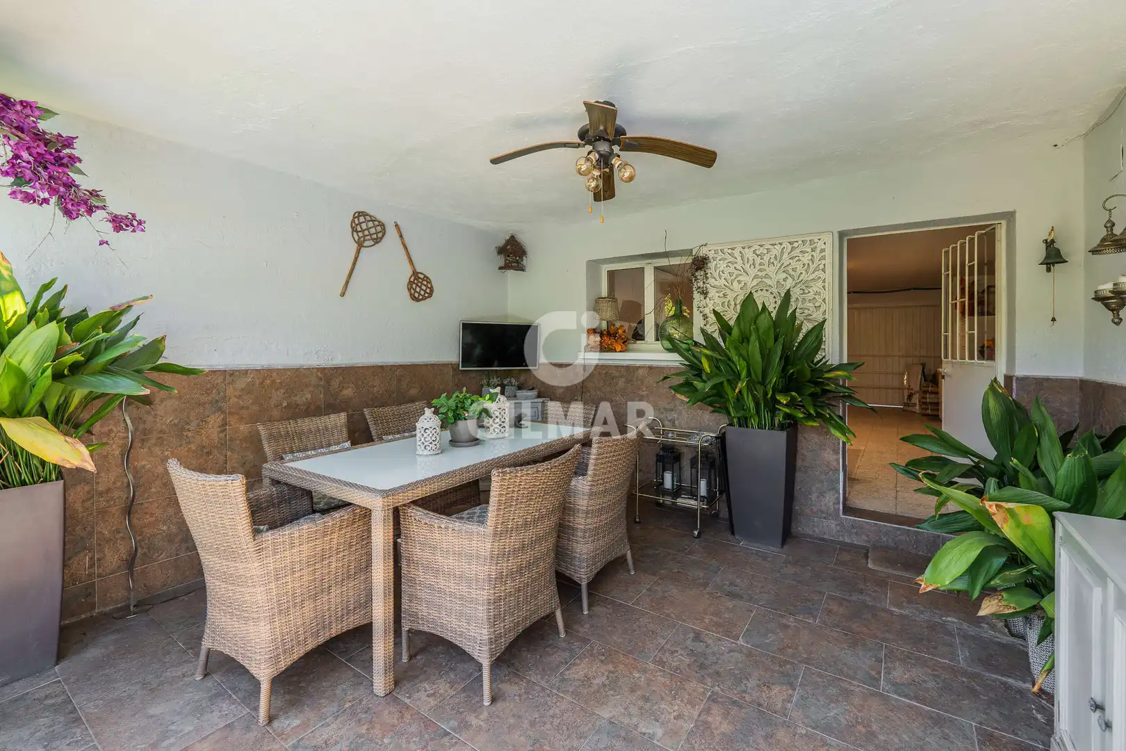 Terrace of Detached homes for sale in Pozuelo de Alarcón  with Heating, Private garden and Swimming Pool