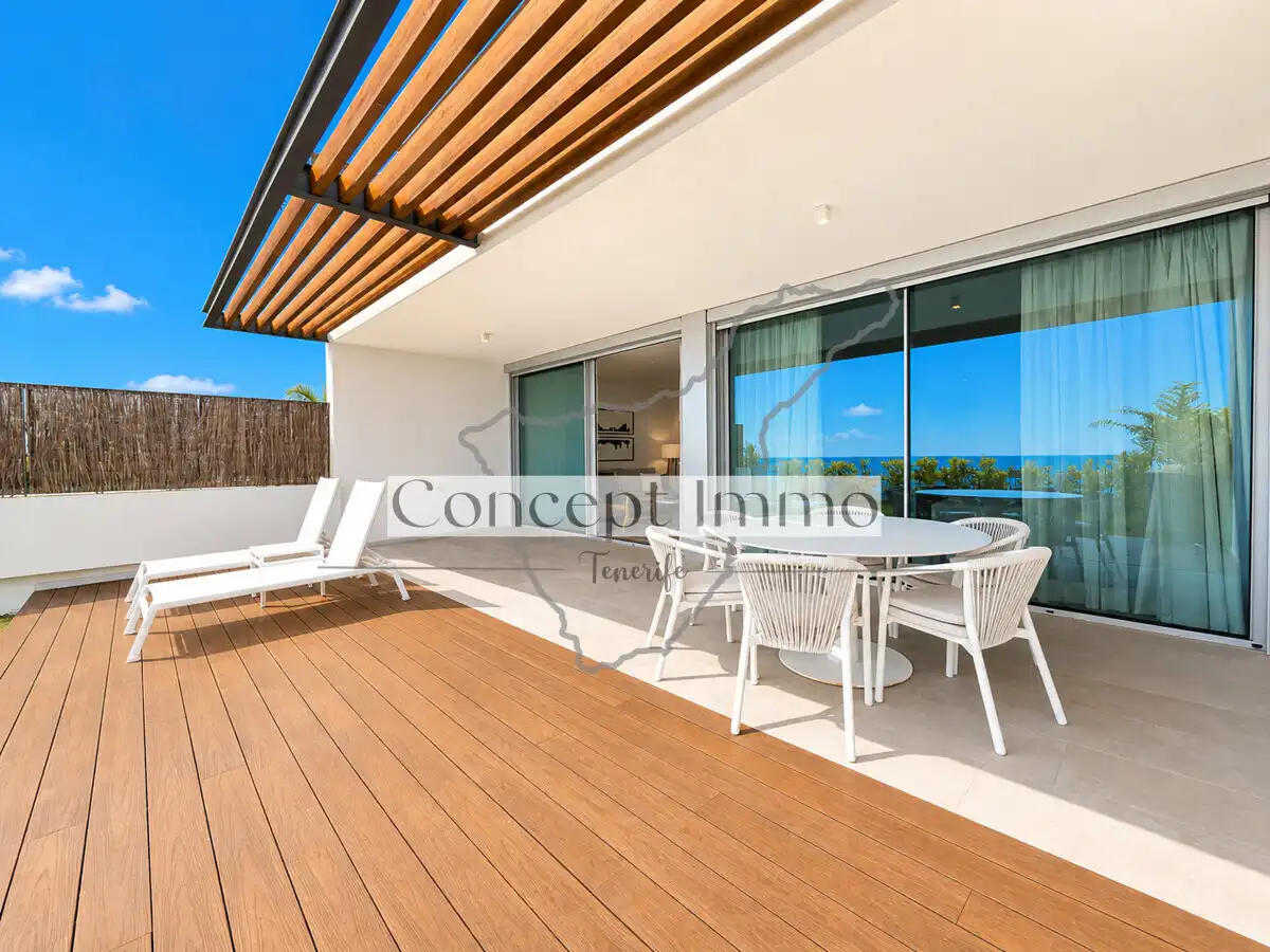 Terraza de Planta baja en venta en Guía de Isora con Aire acondicionado, Jardín privado y Terraza
