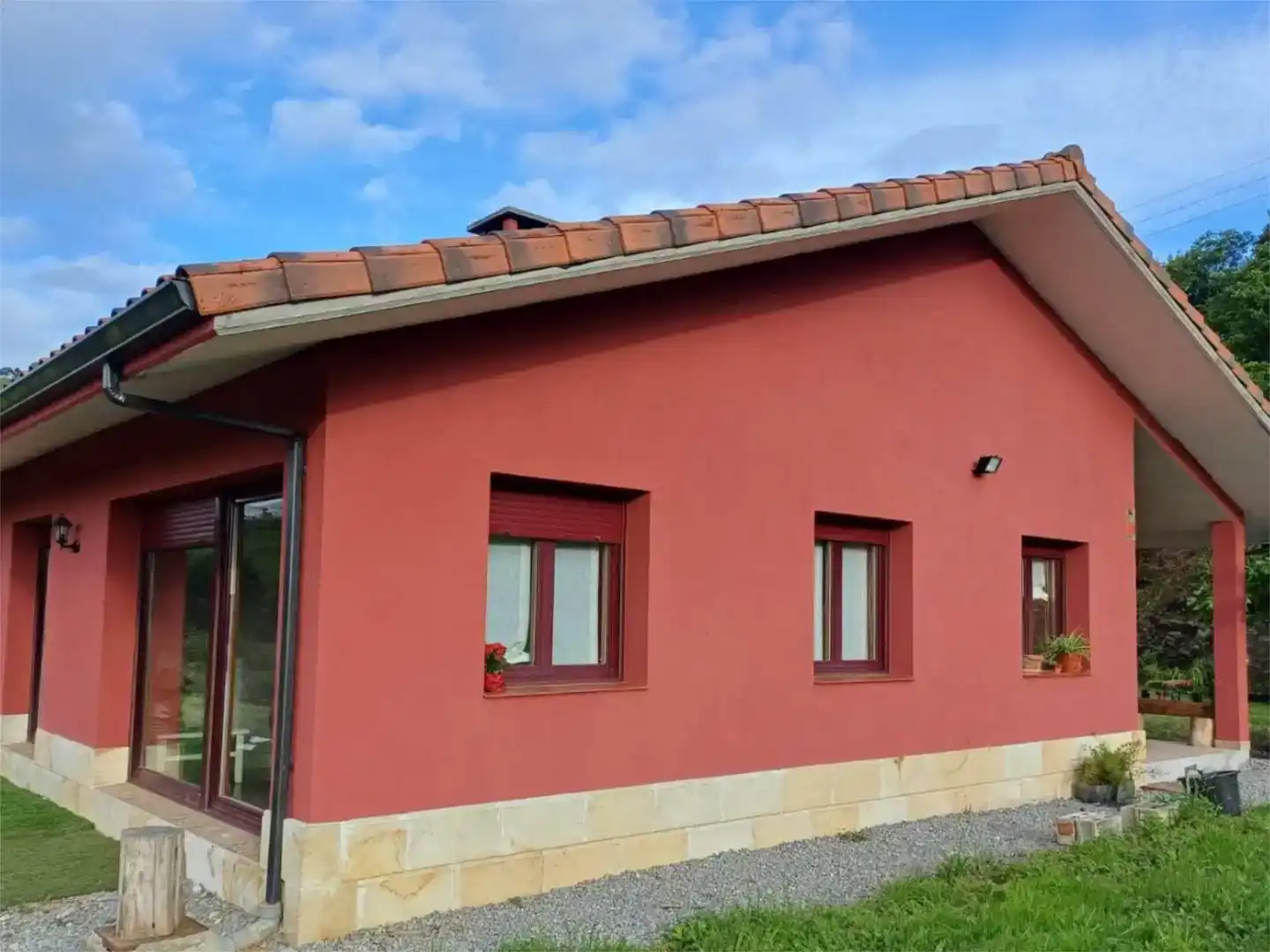 Vista exterior de Casa o chalet en venta en Berriatua con Jardín privado, Parquet y Amueblado
