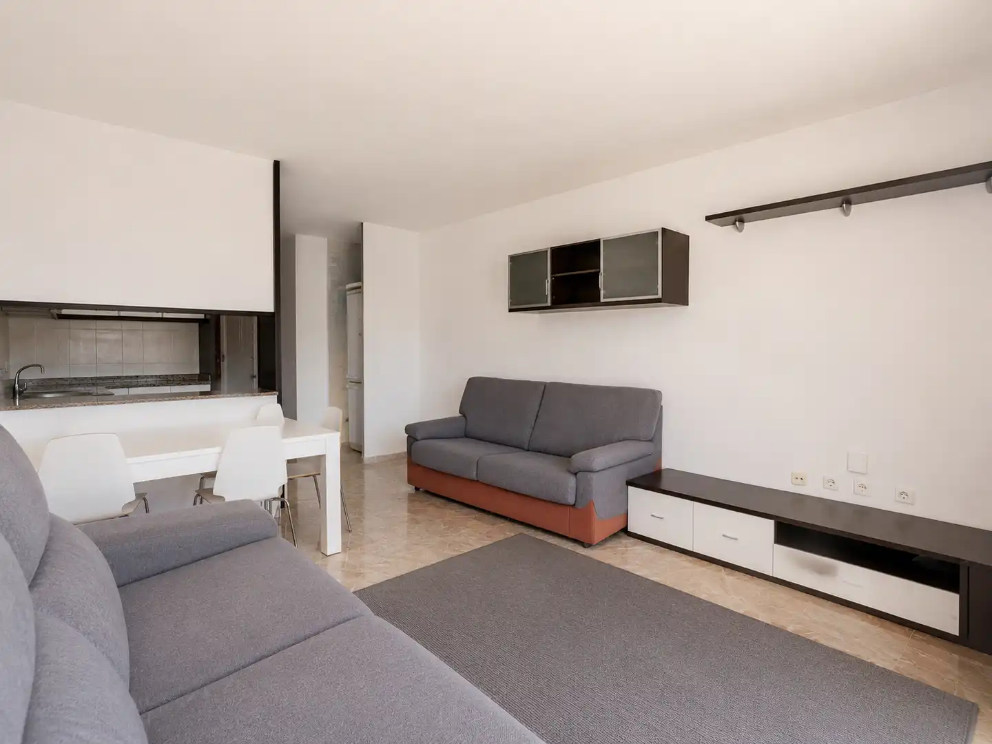 Sala d'estar de Dúplex en venda en Vilanova i la Geltrú amb Calefacció, Terrassa i Balcó