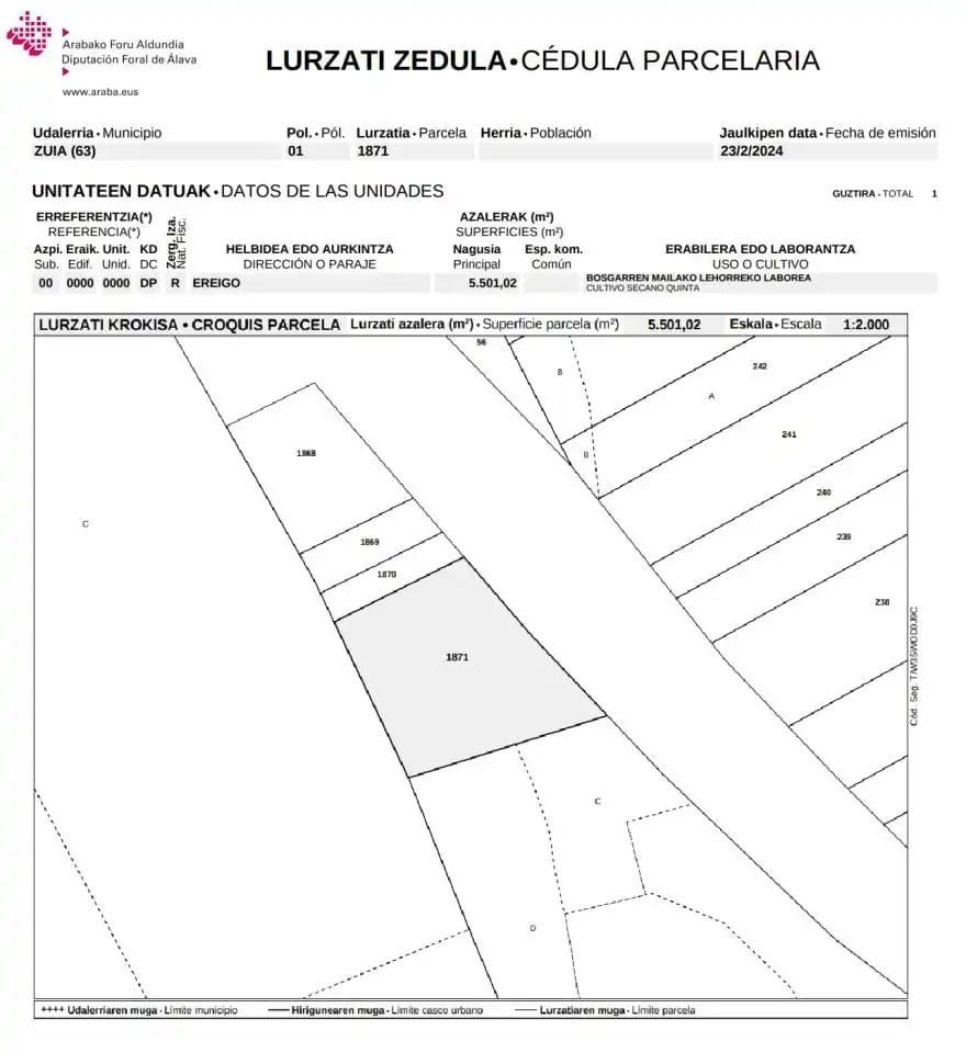 Rustikales Grundstück zum Verkauf in Calle Ereijo, imagen 3