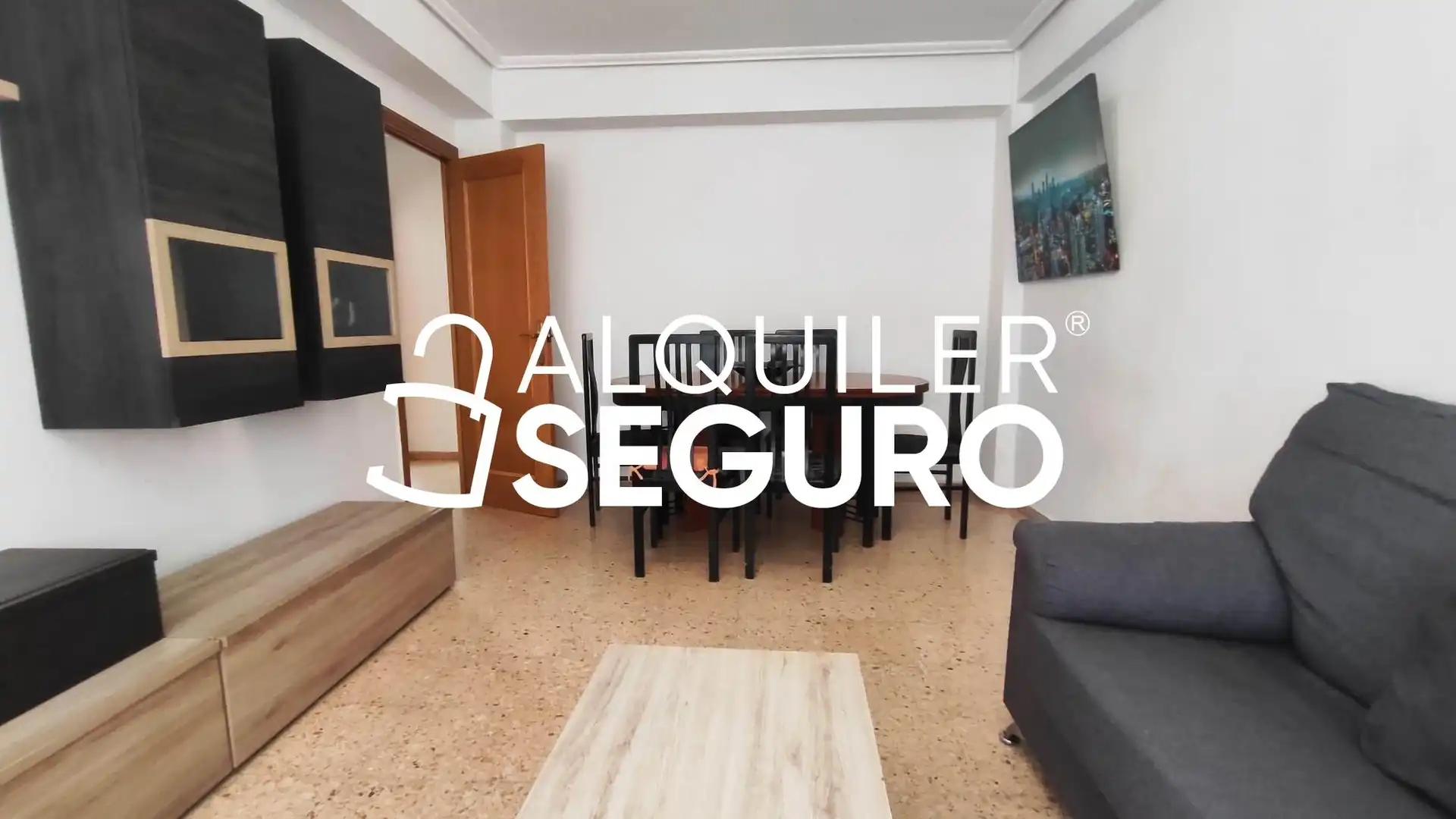 Living room of Flat for rent in Sagunto / Sagunt  with Air Conditioner, Terrace and Furnished