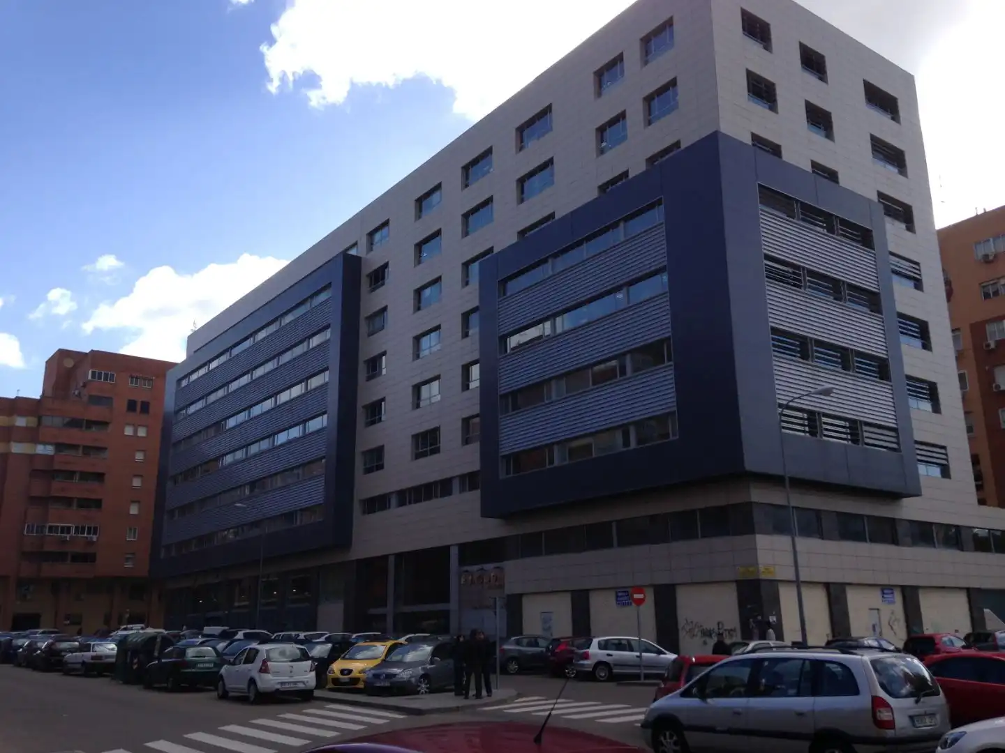 Vista exterior de Oficina de lloguer en Badajoz amb Aire condicionat, Calefacció i Internet