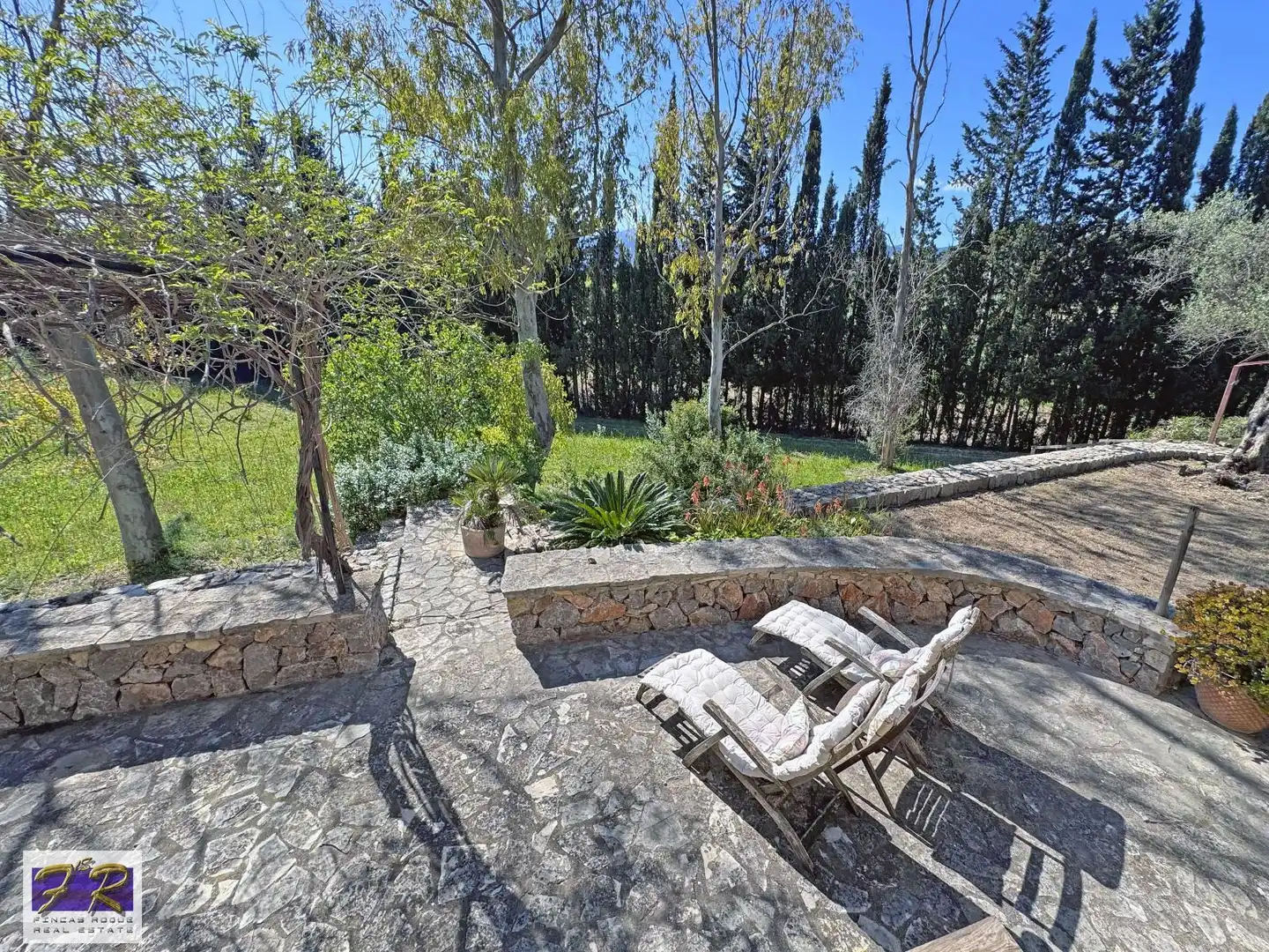 Jardín de Finca rústica en venta en Búger con Aire acondicionado, Terraza y Trastero
