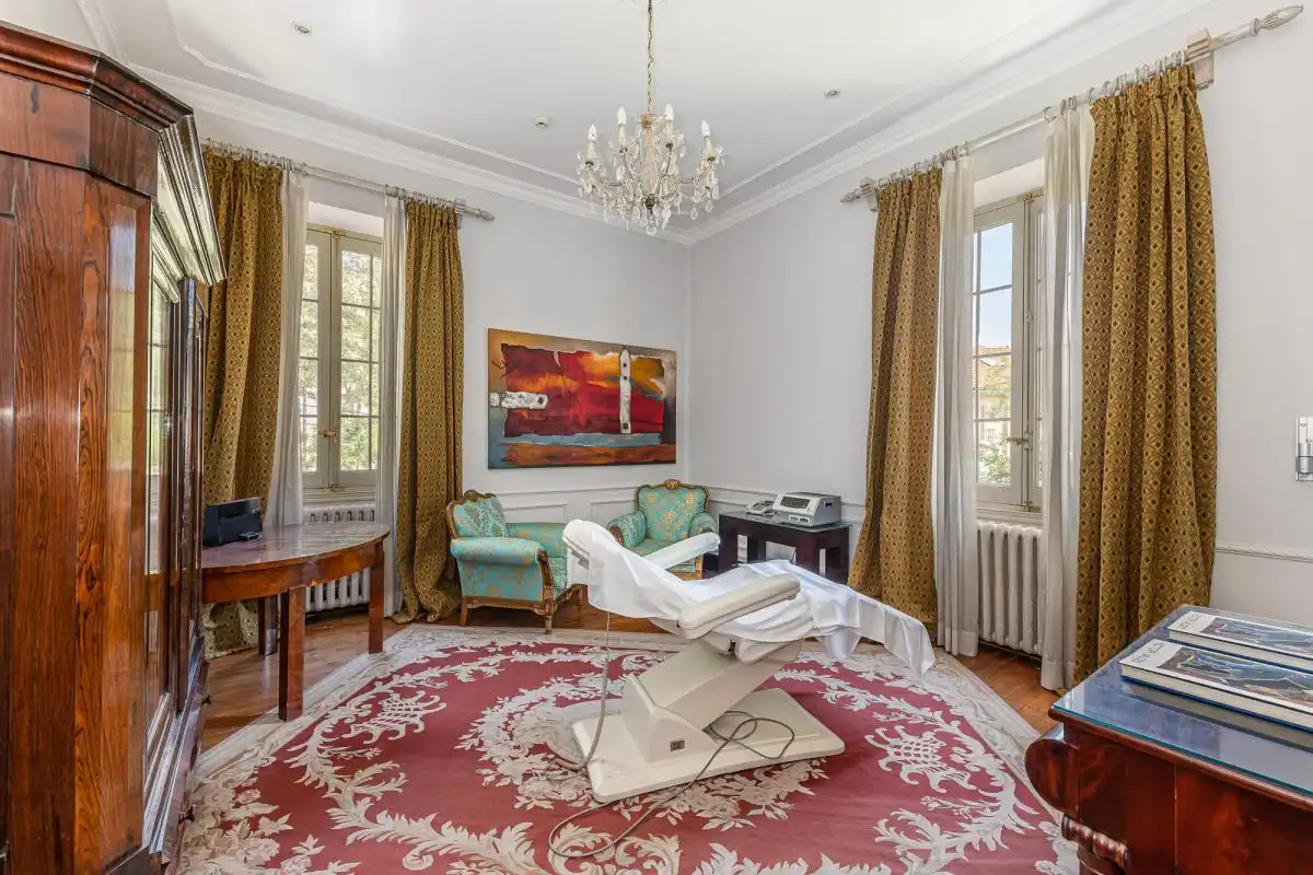 Living room of Houses for sale in San Lorenzo de El Escorial  with Air Conditioner, Heating and Private garden