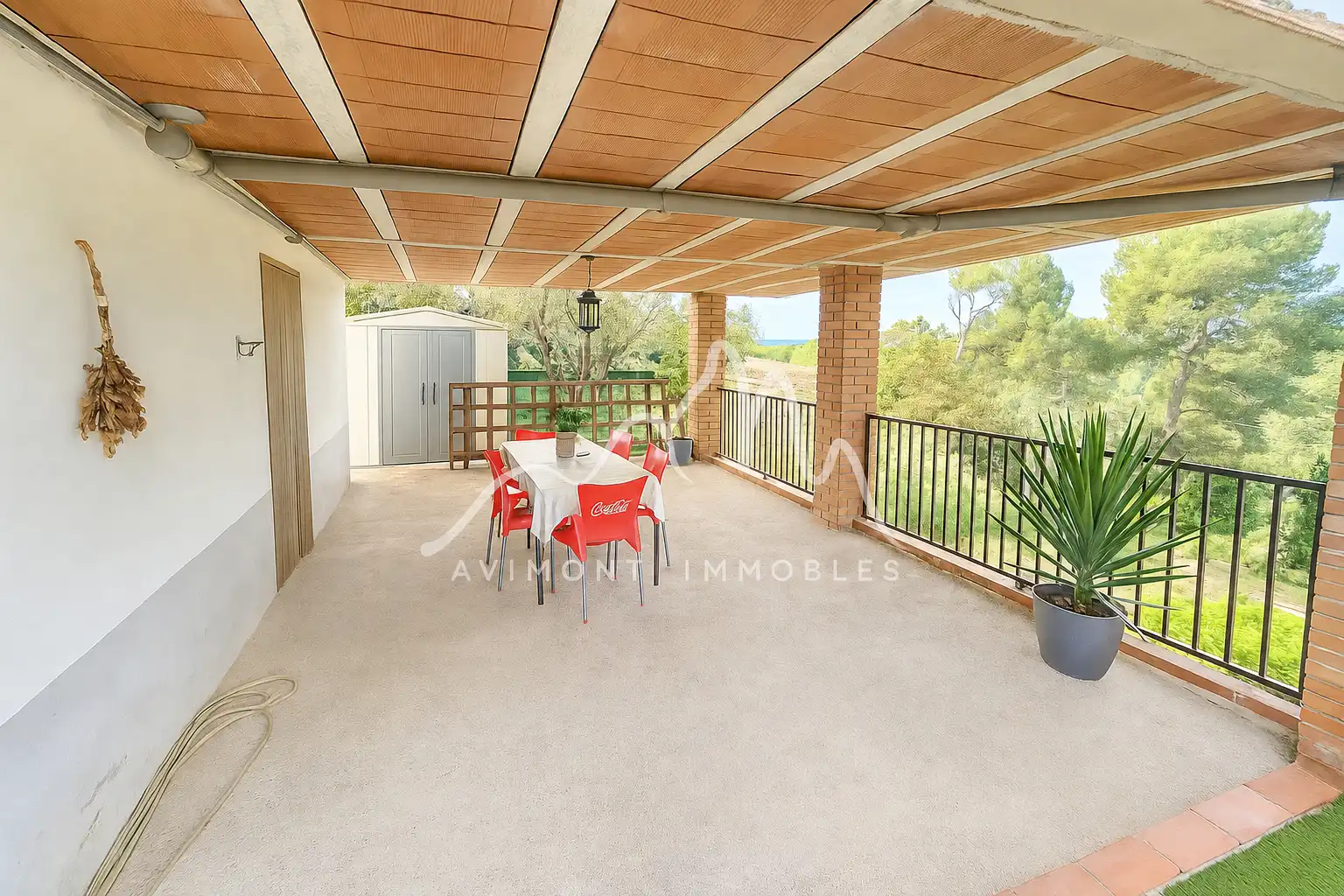 Terraza de Casa o chalet en venta en Piera con Aire acondicionado, Calefacción y Jardín privado