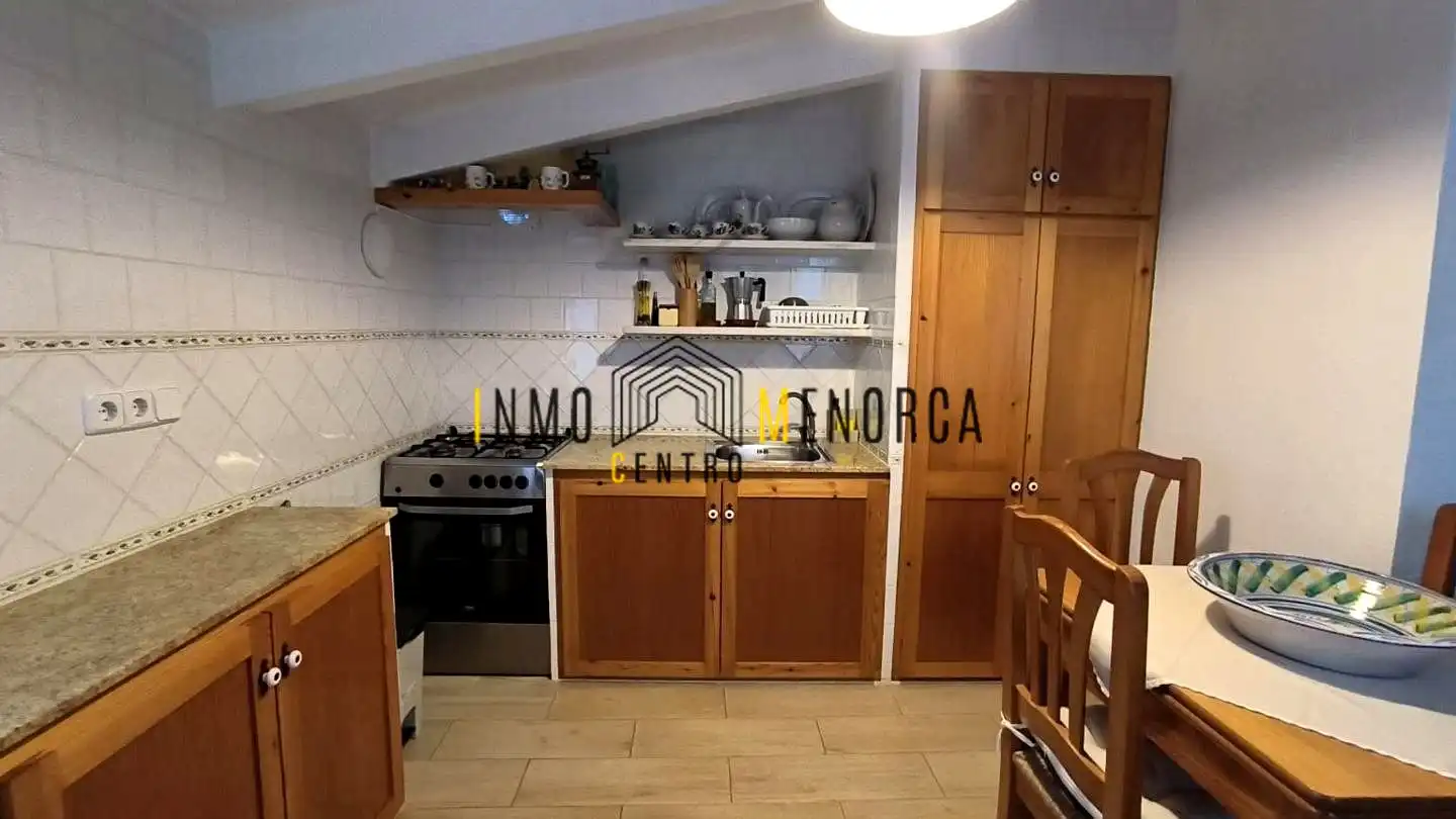 Cocina de Finca rústica en venta en Sant Lluís con Aire acondicionado, Jardín privado y Terraza
